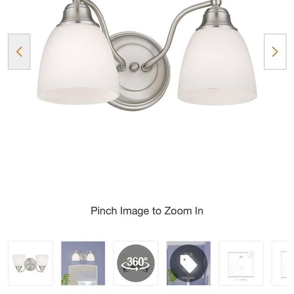 Livex Summerville 2 light/ light NIB - Picture 4 of 7